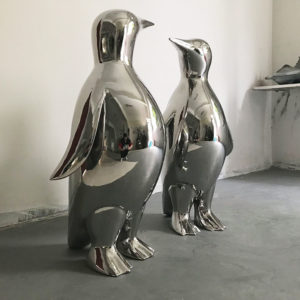 Penguin sculpture