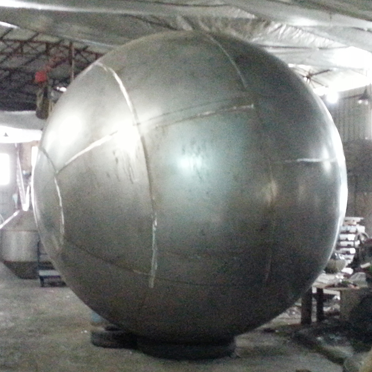 large hollow steel spheres