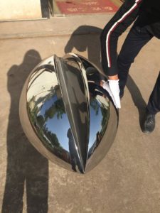 Anish Kapoor convex sky mirror polished contemporary sculpture stainless steel sculptures