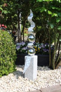 Sculpture Fantasia stainless Steel balls
